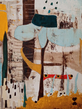 My vainilla friend ( 56 x 43 cm)
