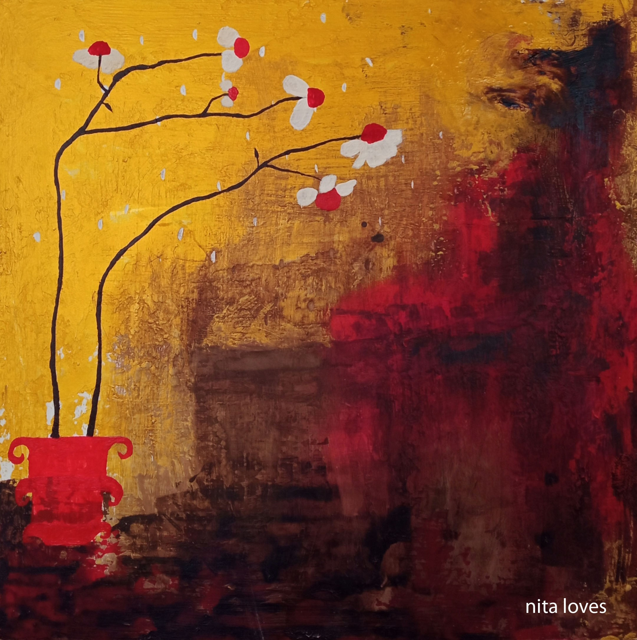 Harmonic garden ( 37 x 37 cm)