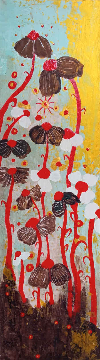 Wonderful things in the garden ( 67 x 20 cm)