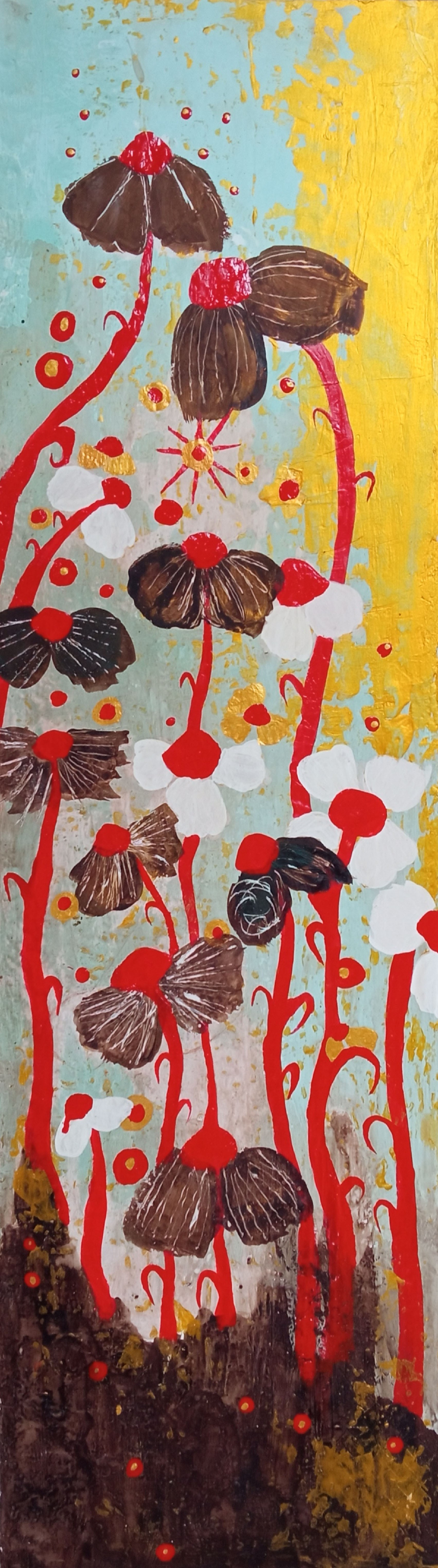 Wonderful things in the garden ( 67 x 20 cm)