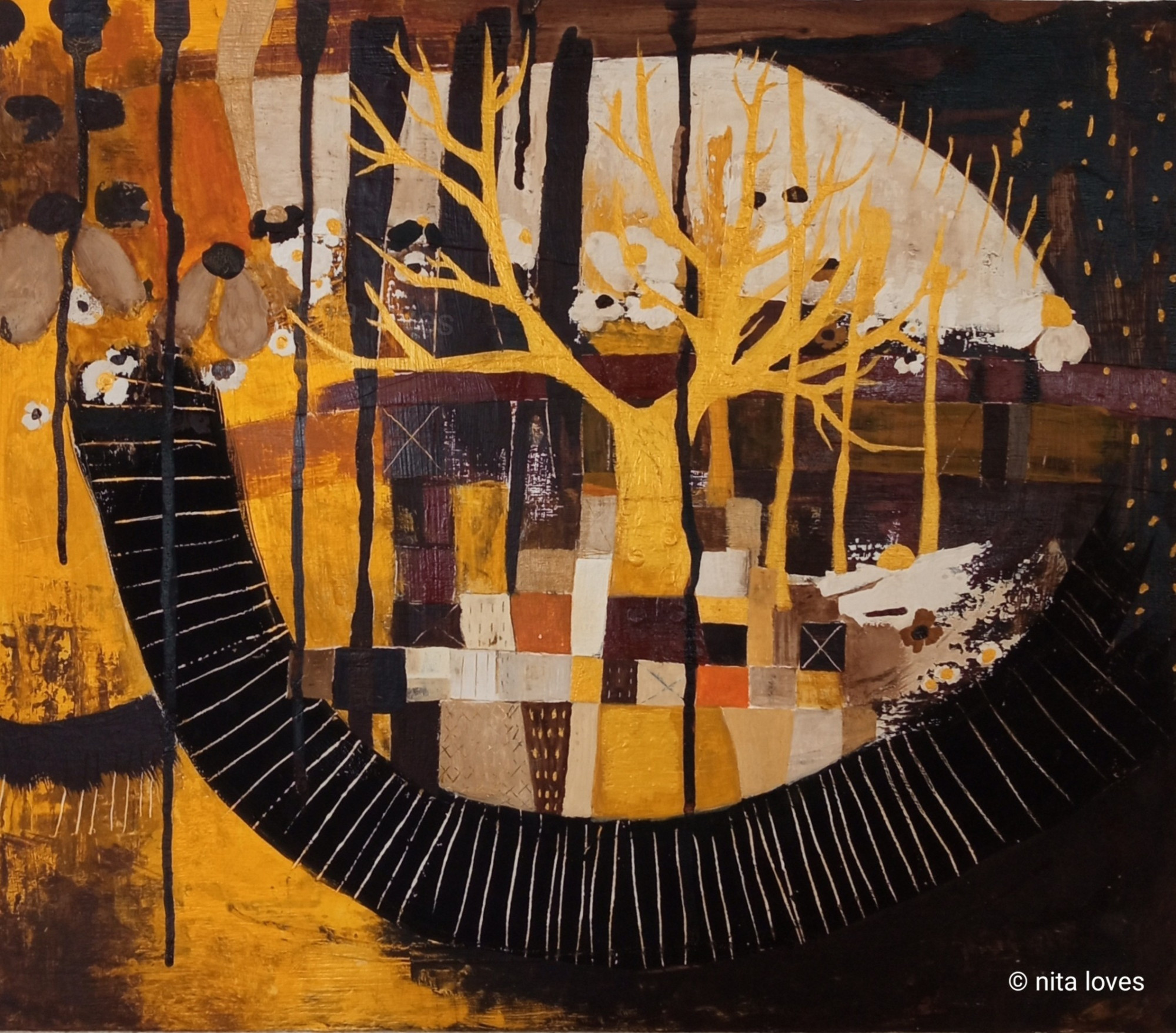 Construction garden ( 50 x 44 cm )