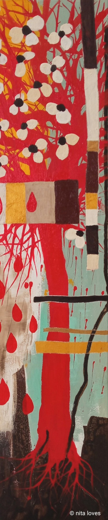 Healing tree ( 16 x 66 cm )