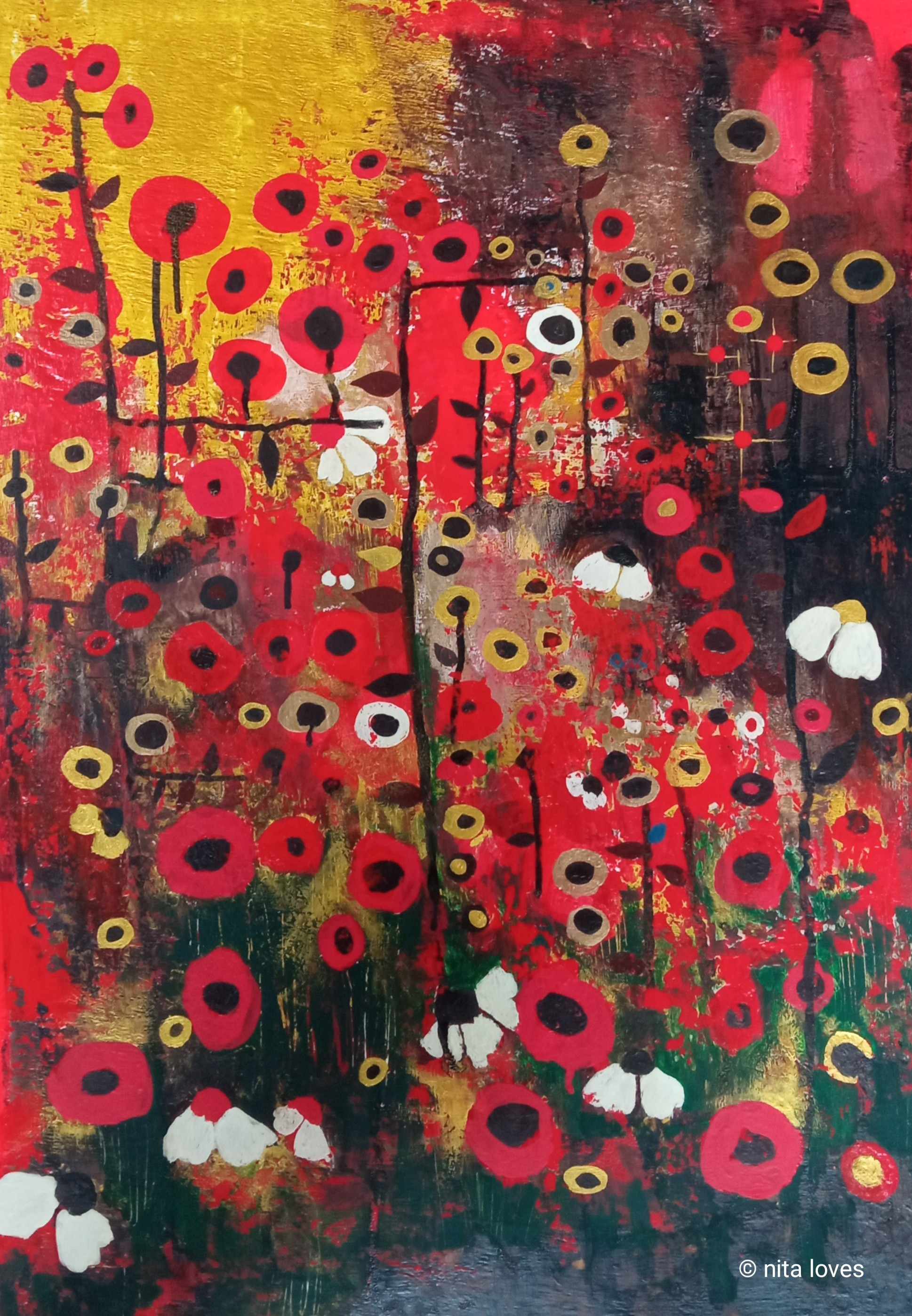 Garden day ( 53 x 77 cm )