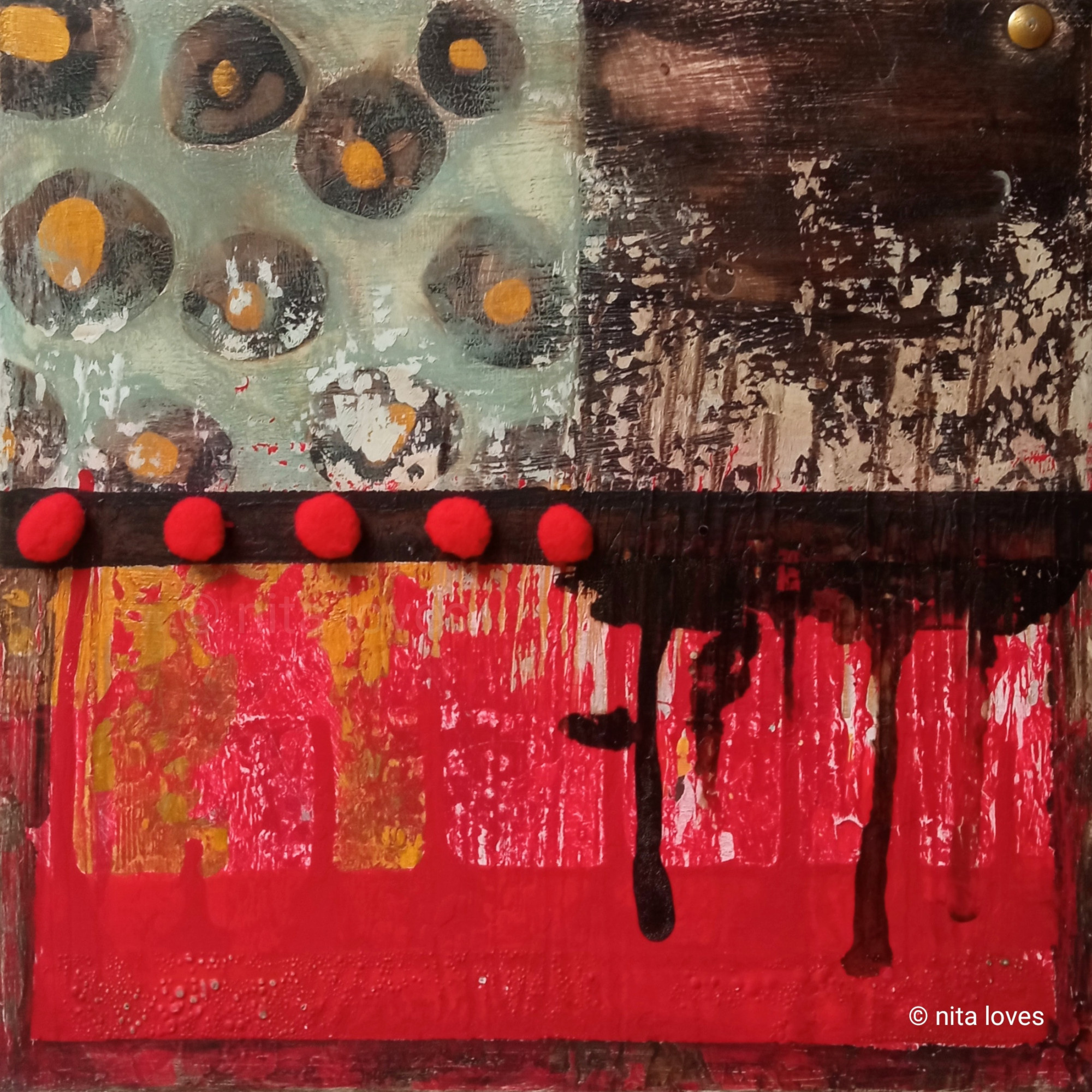 Detachment ( 25 x 25 cm )
