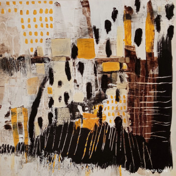 No title Continuous movement Series ( 25 x 25 cm )
