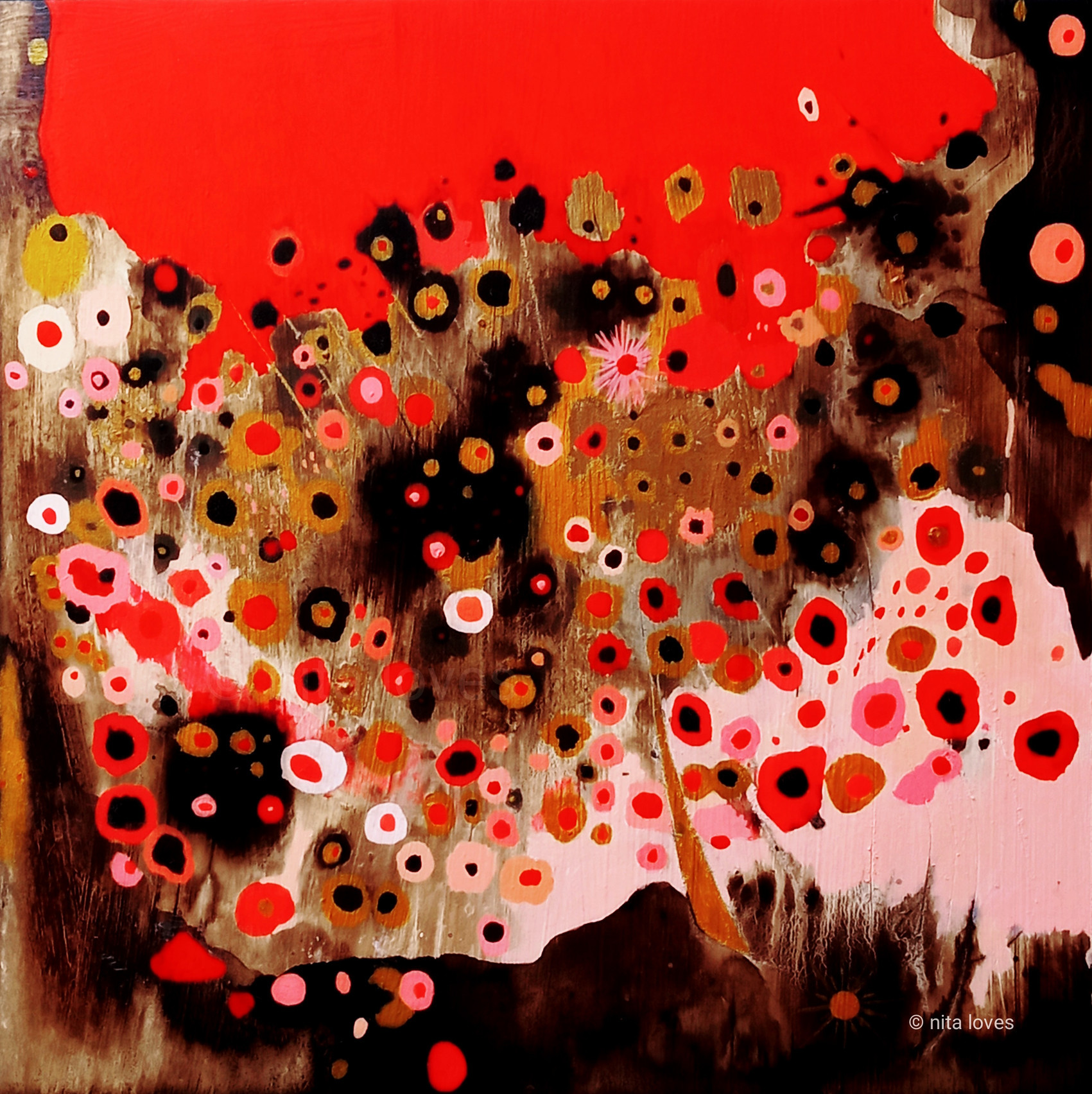 Flowering ( 30 x 30 cm )